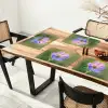 Bloem - Close up - Paars Placemat vinyl groot -zzsfeer4_Kitchenyeah-website