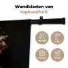 Boeket - Roze - Bloemen - Vaas Wandkleed katoen klein -sfeer2