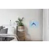 Bladeren - Wit - Vlinder - Insect textielposter latten blank klein -woonkamer