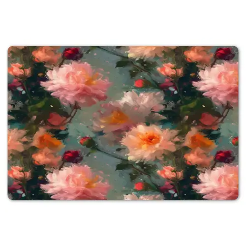 Dahlia - Bloemen - Patroon Placemat vinyl groot 368 -zzsfeer1_Kitchenyeah-website