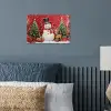 Feestvreugde - Winterbos - Kleurrijk poster papier klein -sfeer2