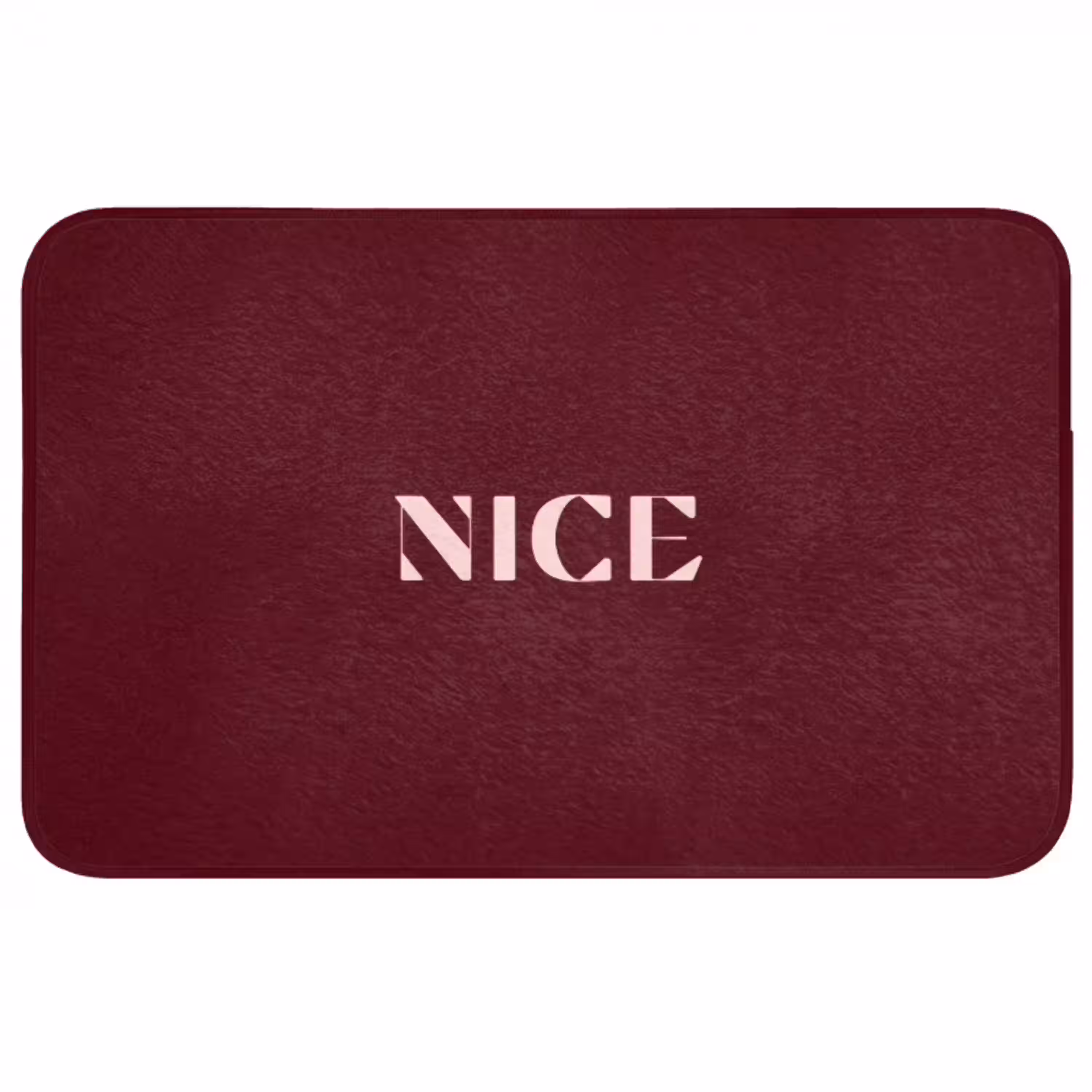 Nice - Bordeaux - Roze Badmat middel -3d