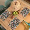 Kleuren - Strepen - Kiezels Placemat vinyl groot 368 -zzsfeer5_Kitchenyeah-website