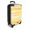 Strepen patroon geel NBS - Handbagage koffer - Kinderen Unisex middel -productfoto_3d