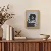 Vrouw - Pasta - Zwart - Wit Light Box met kabel (Tafellamp) klein -sfeer2