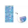 Blauw - Glans - Muur fotobehang vinyl groot 64 -3d