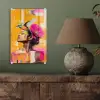 Vogel - Vrouw - Abstract - Bloem plexiglas 5mm klein -sfeer3