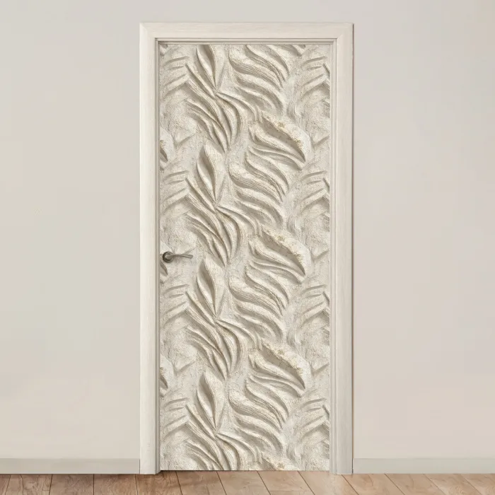 Textuur - Reliëf - Beige deurposter klein 289 -3d_beige