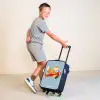 Vos - Vliegtuig -  Vliegen Kinderkoffer - Zwart klein -sfeer3