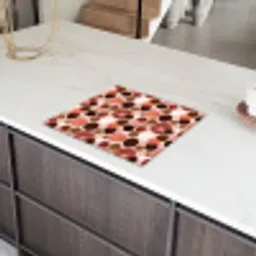 Cirkels - Modern - Kleurrijk Inductie beschermer vinyl 3mm middel 274 -sfeer8