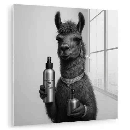 Lama - Flessen - Zwart - Wit plexiglas 5mm klein -zzzproduct_nieuw