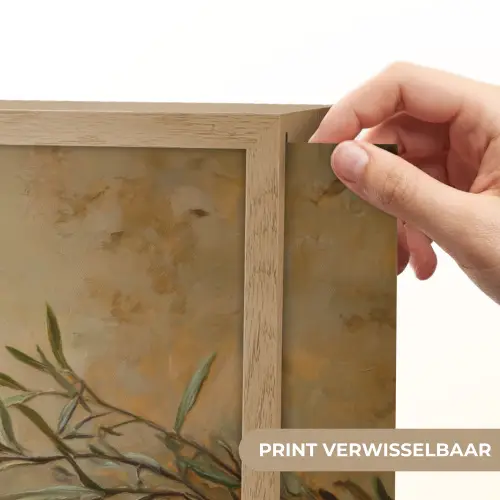 Olijven - Stilleven - Vintage Light Box met batterij (Wandlamp) middel -USP_websiteprintNL