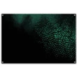 Gaming - Stippen - Groen - Vervagen tuinposter los doek groot -3d