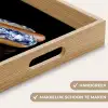 Hotdog - Porselein - Delfts blauw - Eten Dienblad Rechthoek middel -USP_HandgreepNL