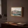 Bergen - Water - Bomen Light Box met batterij (Wandlamp) middel -sfeer1