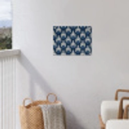Modern - Patroon - Blauw tuinposter los doek klein 239 -sfeer8