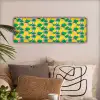 Ananas - Geel - Groen - Tropisch canvas 2cm klein 828 -sfeer1