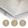Bloem - Beige - Verf - Schaduw plexiglas 5mm klein -sfeer2