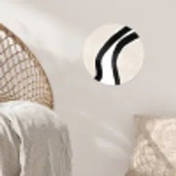 Abstract - Lijn - Design - Pastel Wandcirkel behangsticker klein -sfeer4