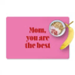 Moeder - Boodschap -Roze Placemat vinyl groot -zzzproduct_Kitchenyeah-website