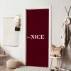 Nice - Bordeaux - Roze deurposter klein -sfeer6
