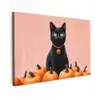 Kat - Pompoen - Roze canvas 2cm klein -z3d