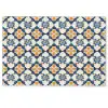 Klassiek - Geometrisch - Blauw Deurmat klein 898 -zkaufland3d