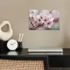 Bloesems - Meeldraden - Geel - Wazig poster papier klein -sfeer1