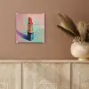 Lippenstift - Rood - Penseelstreken plexiglas 5mm klein -sfeer5