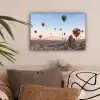 Luchtballonnen - Rotsen - Zonsopgang canvas 2cm klein -sfeer1