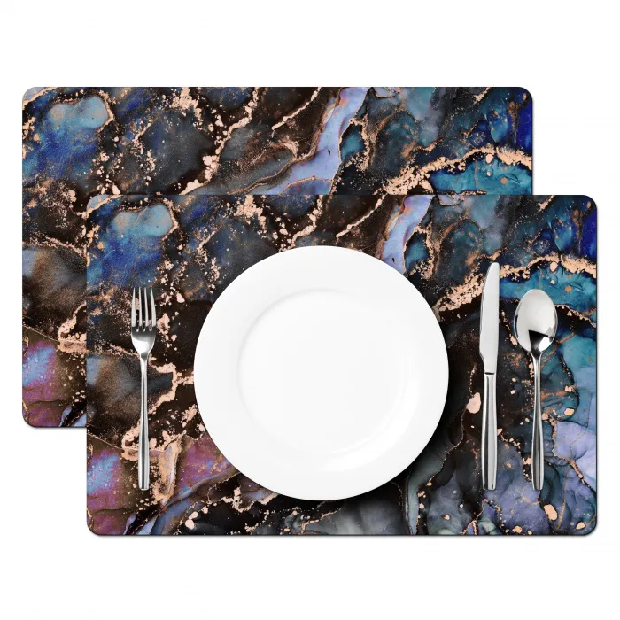 Marmer - Goud - Rosé Placemat vinyl groot -zzsfeer2_Kitchenyeah-website
