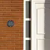 Donker hout - Klassiek Naambord Rond klein -sfeer3-rond-XS