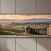 Toscaans - Landschap - Heuvels keuken achterwand 2 middel zz_3dshopping