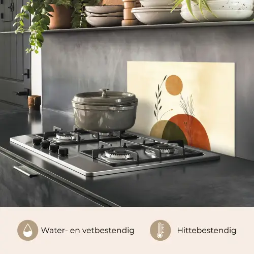Planten - Abstract - Vormen keuken achterwand spatscherm klein -usp_NL