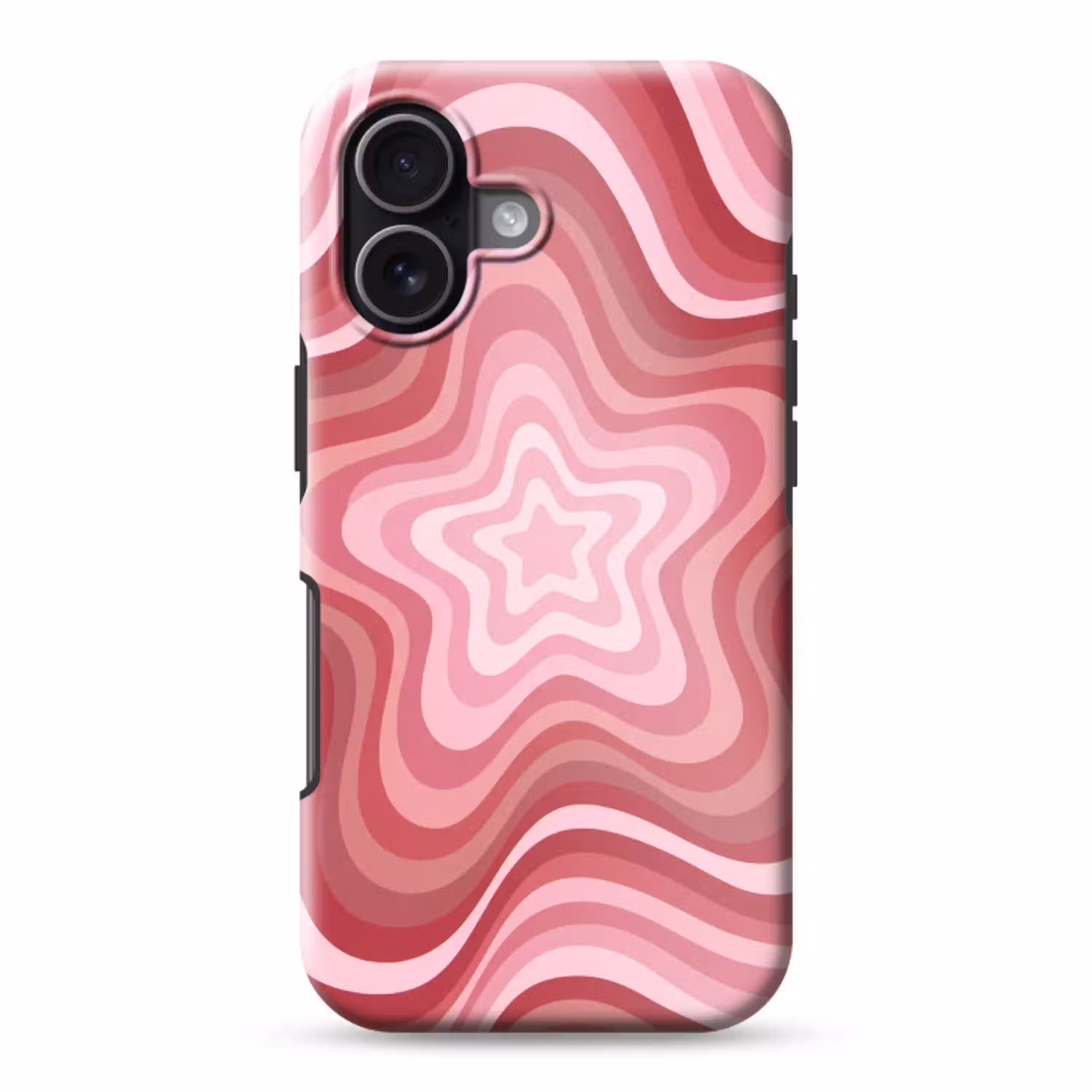 Ster - Golvend - Abstract - Roze Toughcase MagSafe Apple iPhone 17 klein -3d