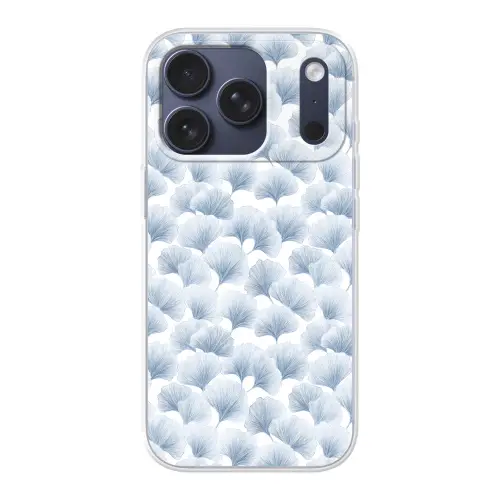 Waaier - Modern - Blauw Telefoonhoesje iPhone 17 Pro klein 878 -3d