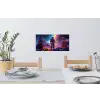 Ruimte - Astronaut - Neon - Sterren Muursticker klein -eettafel