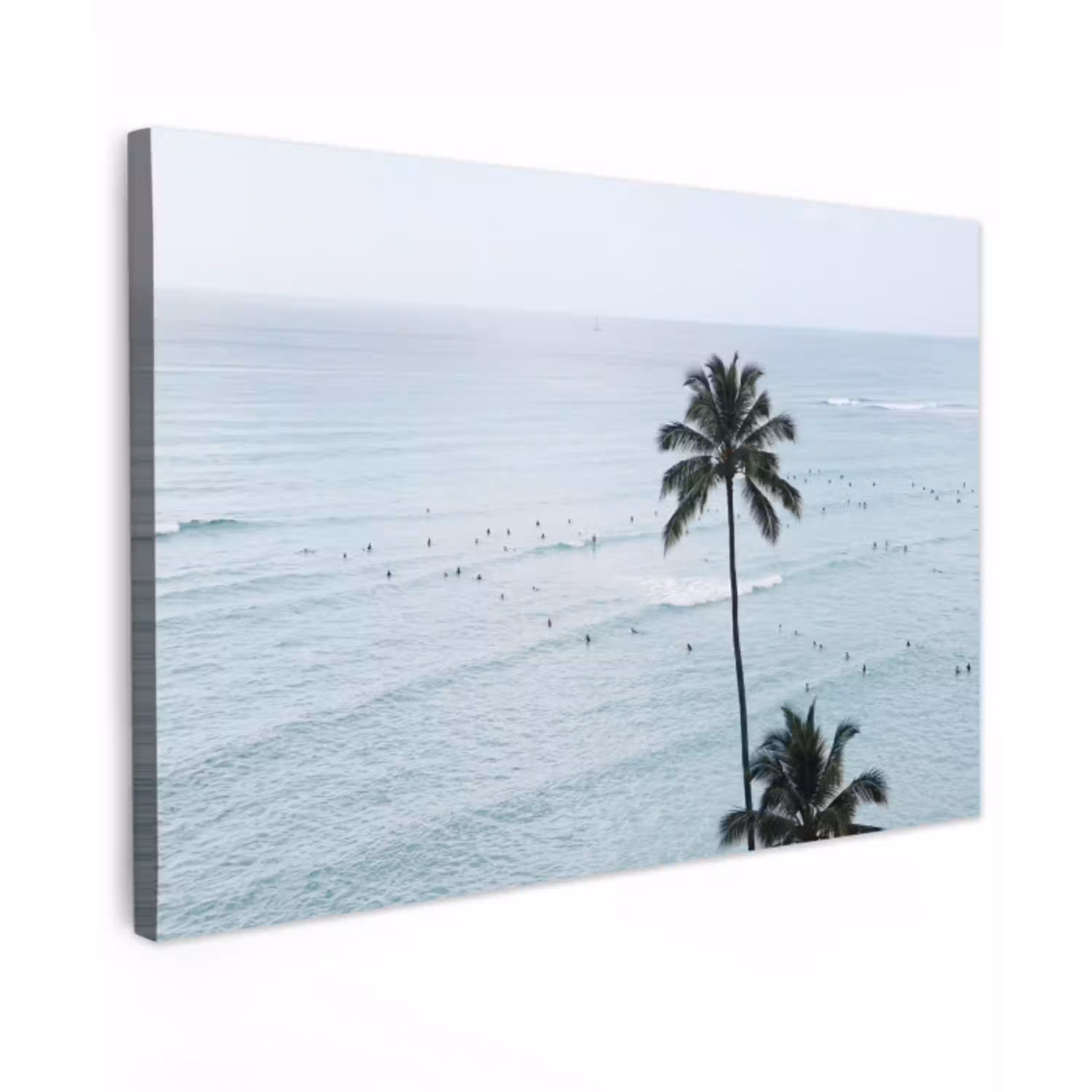 Oceaan - Palmbomen - Surfers canvas 2cm klein -z3d