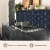 Deco - Waaier - Blauw keuken achterwand 2 middel 871 -usp_NL