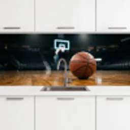 Basketbal - Arena - Sport keuken achterwand 2 middel -3d