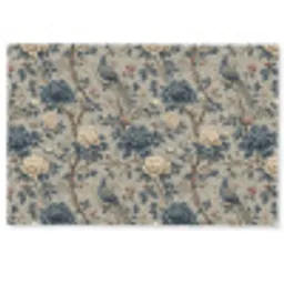 Pauw - Bloemen - Blauw Deurmat klein 898 -zkaufland3d