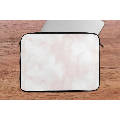 Wolkenstructuur - Roze - Marmer laptophoes neopreen klein 279 -tafel