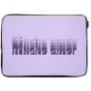 Mucho amor - Paars - Gelaagde letters laptophoes neopreen klein -zkaufland3dotto