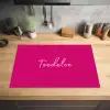 Toedeloe - Roze Inductie beschermer vinyl 3mm klein -sfeer5