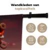 Vrouw - Donuts - Kleurrijk Wandkleed katoen klein -sfeer2