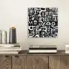 Symbolen - Abstract - Grafisch - Zwart plexiglas 5mm klein -sfeer1