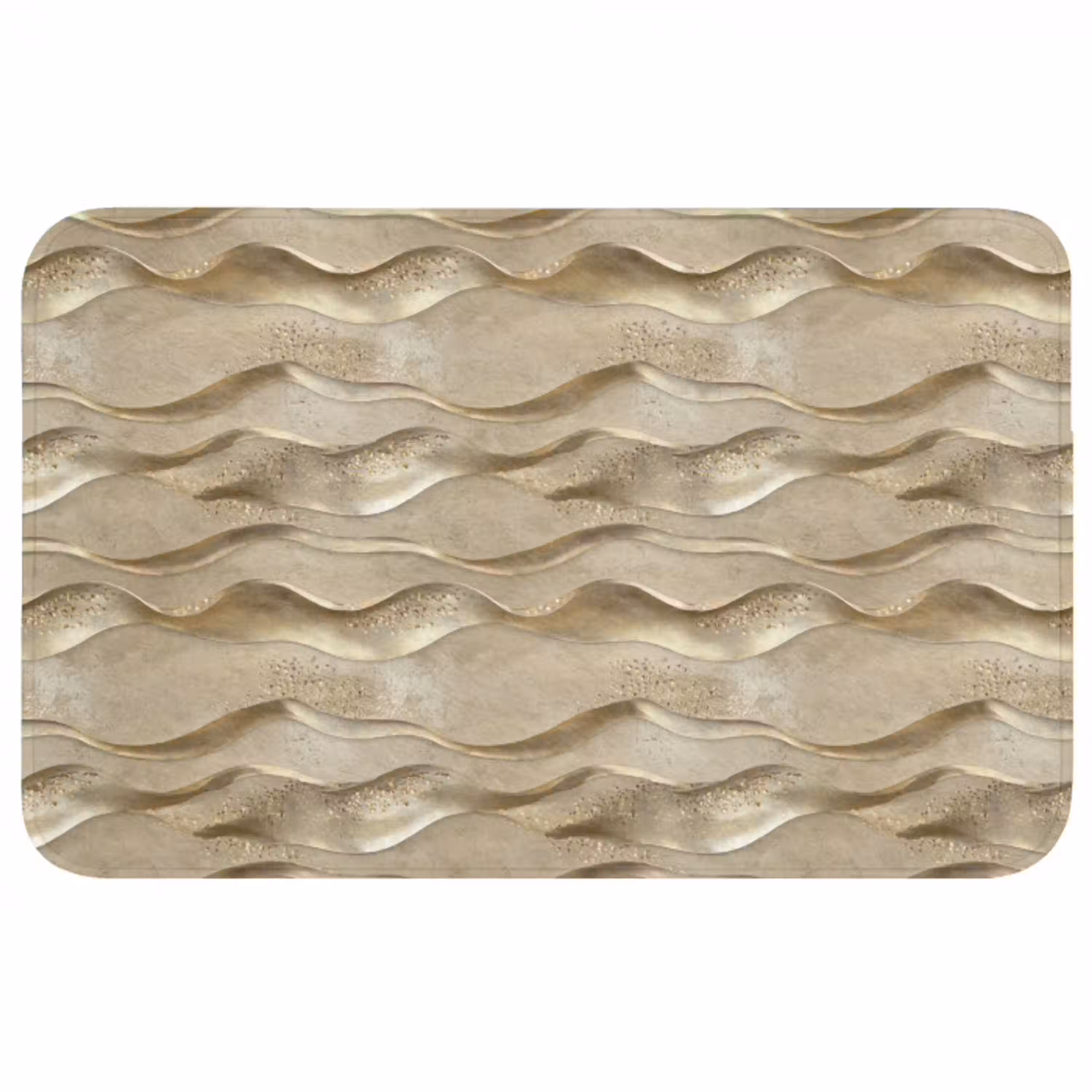 Golven - Patroon - Goud WCmat middel 1009 -3d