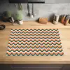 Retro - Disco - 70s - Golven - Multi Inductie beschermer vinyl 3mm klein 276 -sfeer5