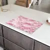 Schuim - Structuur - Roze Inductie beschermer vinyl 3mm klein -sfeer8