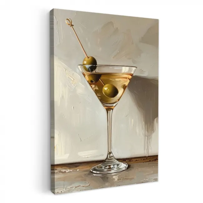 Martini Moment KitchenYeah - Keuken - Canvas klein -3d
